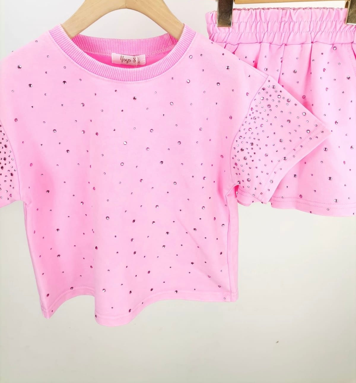 Pink Glimmer Girl Set