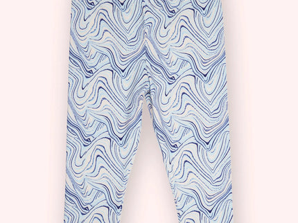 Blue Swirl Leggings