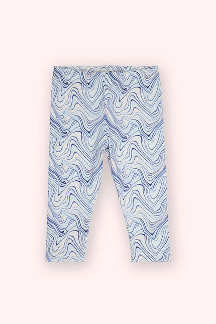Blue Swirl Leggings