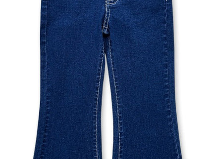 Scalloped Flare Denim Pants