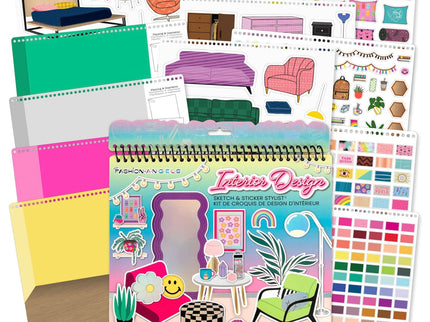 Interior Design Sketch & Sticker Stylist