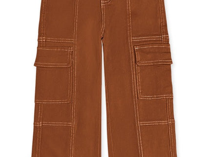 Rust Stretch Cargo Pants