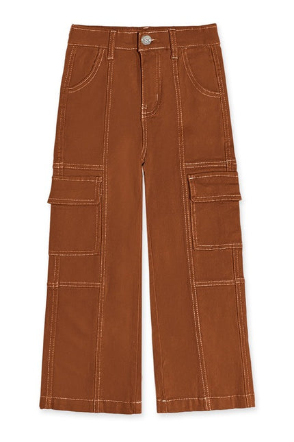 Rust Stretch Cargo Pants