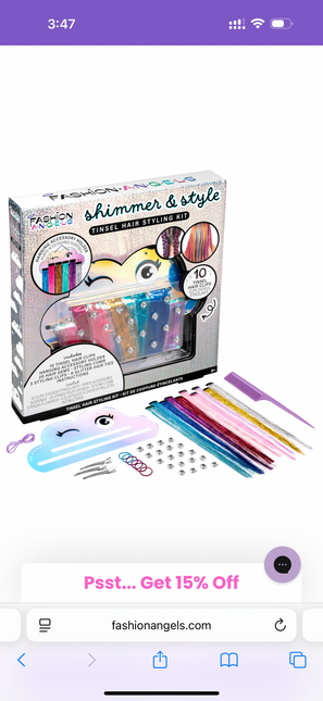 Hair Tinsel Styling Kit