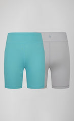 Girls Biker Shorts - 2 Pack
