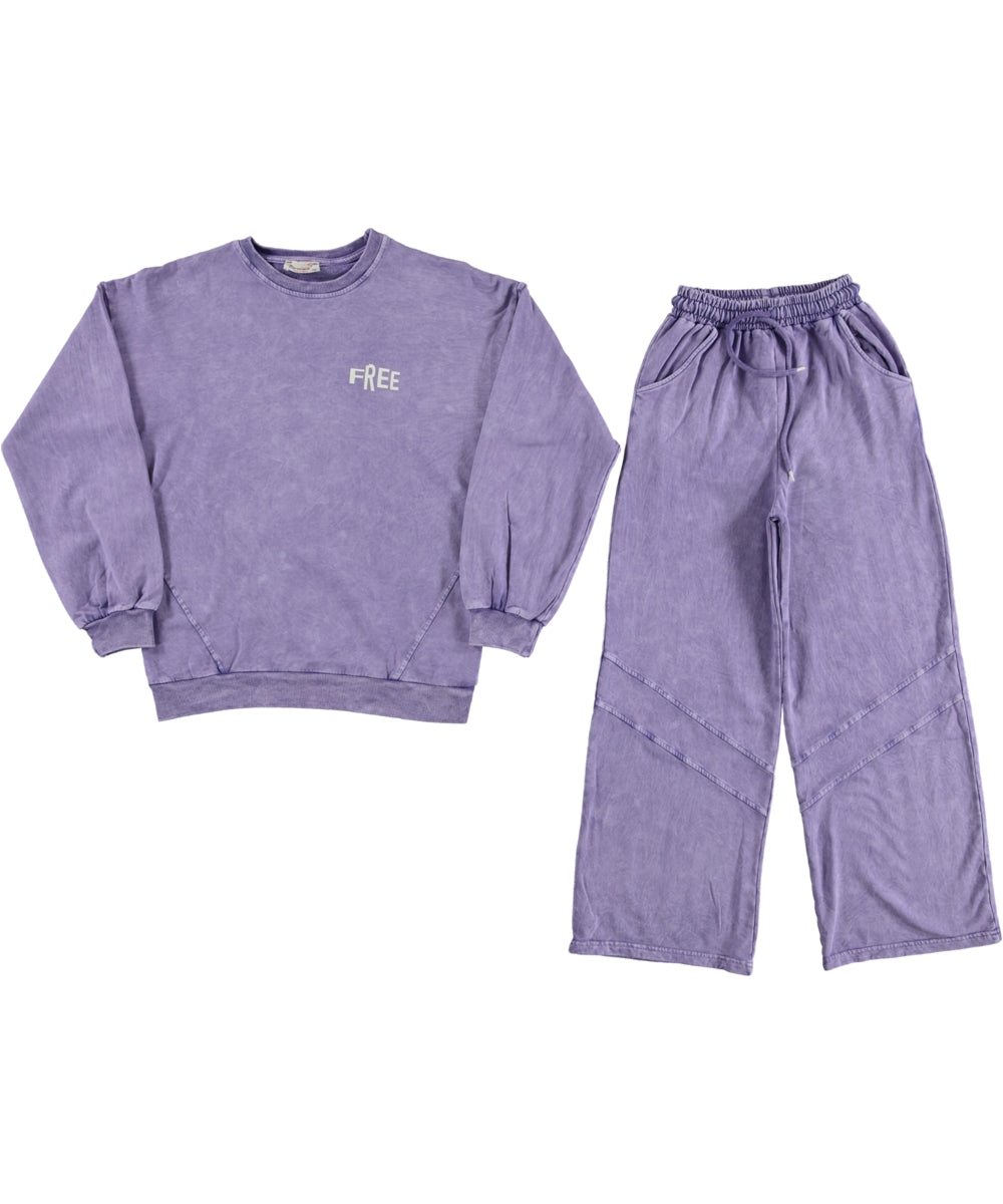 Acid Wash Set Purple