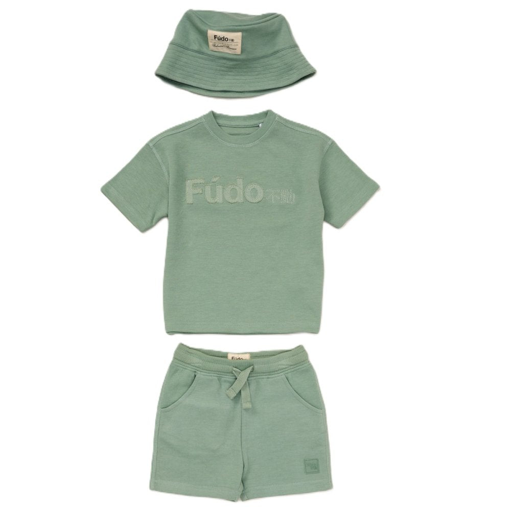 Sage Breeze Lounge Set (with Bucket Hat)
