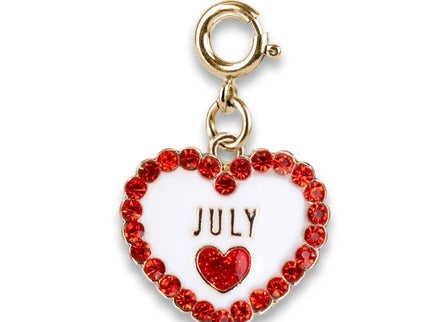Gold July Birthstone Charm