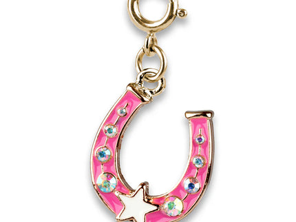 Gold Horseshoe Charm