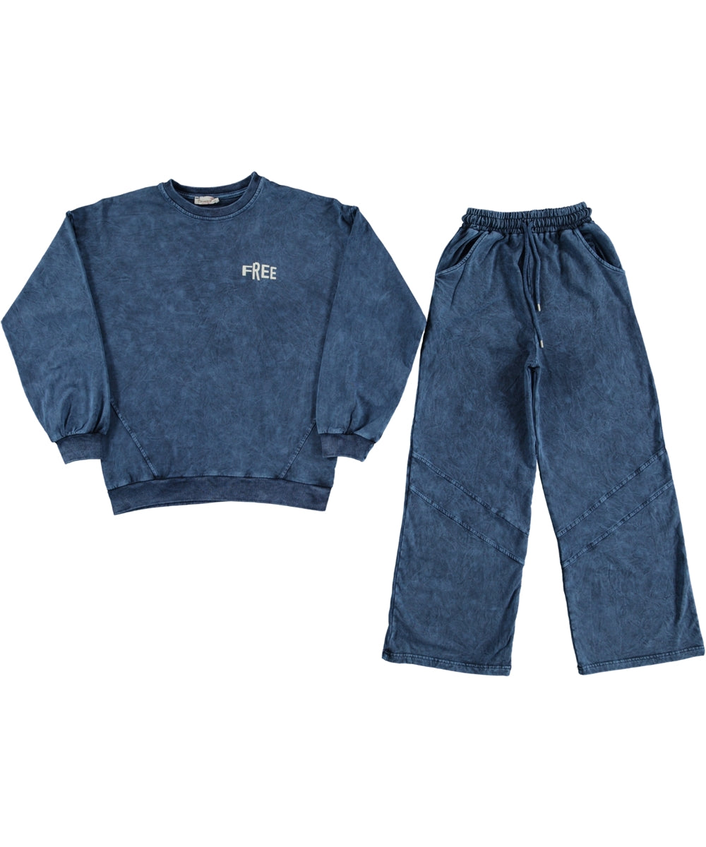 Acid Wash Set Blue