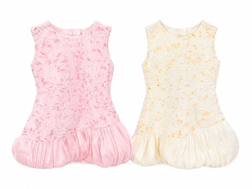 Floral Tea Party Baby Girls Dress