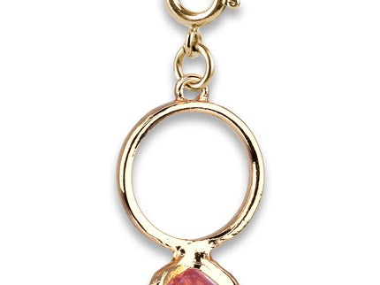 Gold Heart Ring Charm