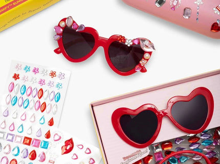 Heartfelt Sparkle Gemify™ Sunglasses + Case