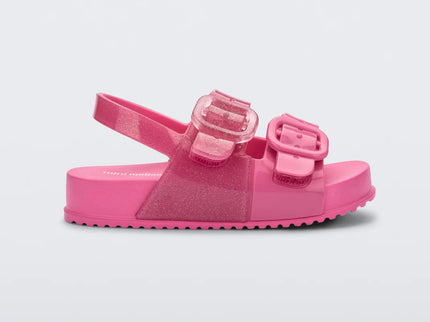 Mini Melissa Cozy Pink Girls Sandals