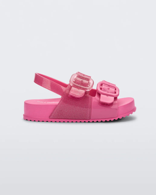 Mini Melissa Cozy Pink Girls Sandals