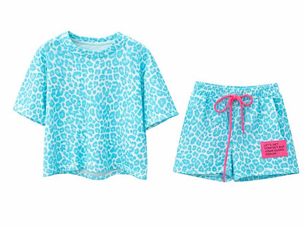 Girls Leopard  CoOrd