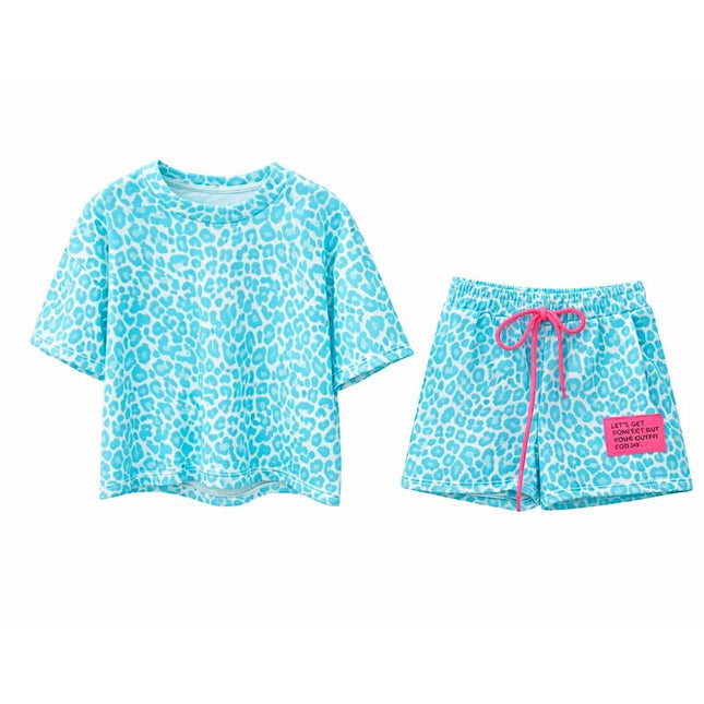 Girls Leopard  CoOrd