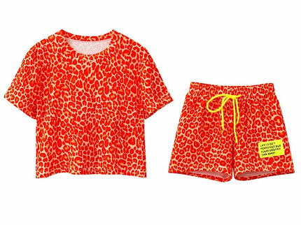 Girls Leopard  CoOrd