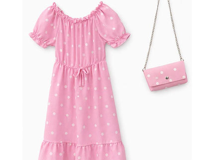 Pink Polka Dot Dress