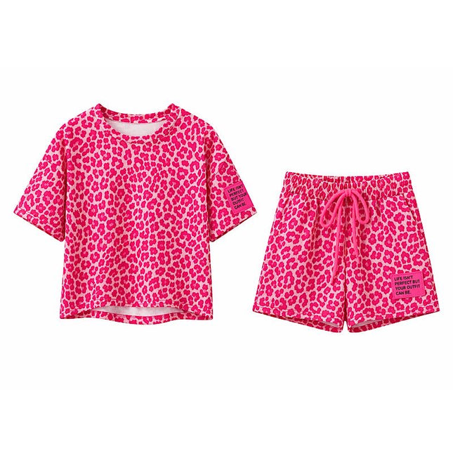 Girls Leopard  CoOrd