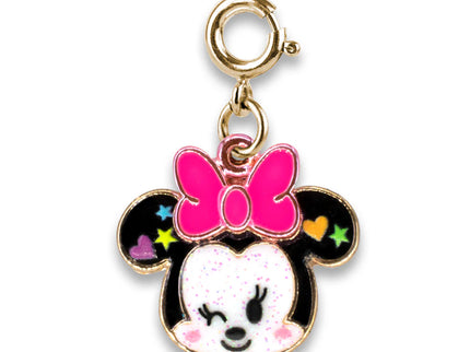 Gold Glitter Minnie Charm
