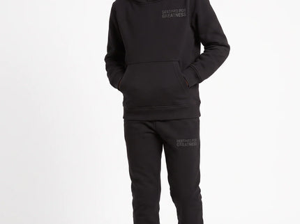 Boys Hooded Greatness Sweat Top Black
