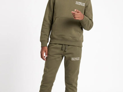 Boys Fleece Flares Green