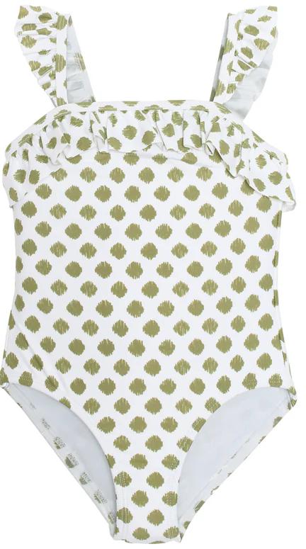 Olive Dotty Swimwear