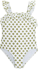 Olive Dotty Swimwear