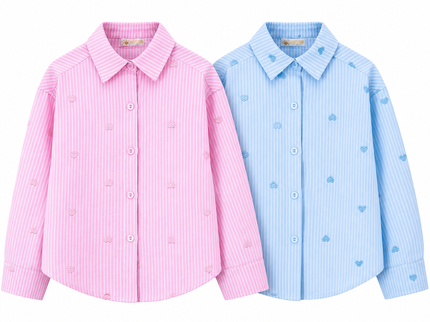 Sweetheart Stripe Button-Up