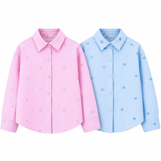 Sweetheart Stripe Button-Up