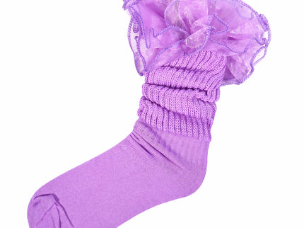 Lace Slouch Socks