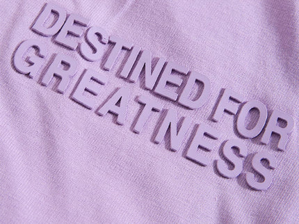 Destined For Greatness Purple Boys Tee