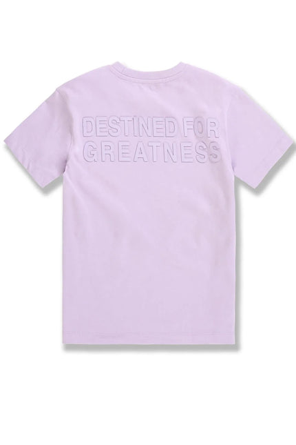 Destined For Greatness Purple Boys Tee