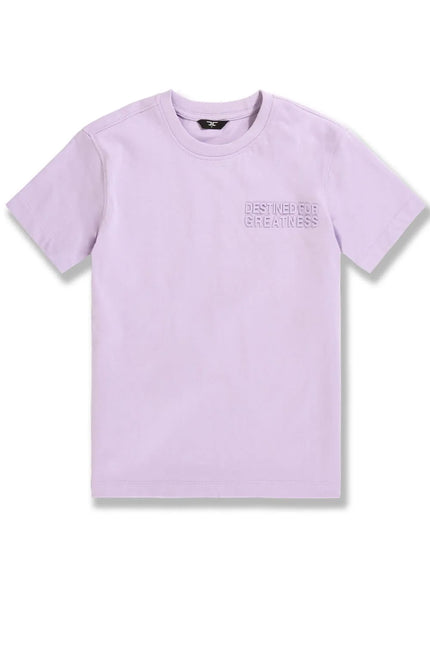 Destined For Greatness Purple Boys Tee