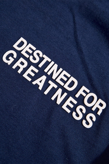 Destined For Greatness Navy Boys Tee