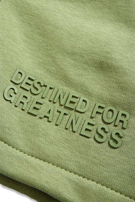 Destined For Greatness Green Boys Shorts