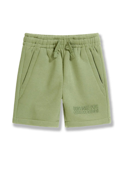 Destined For Greatness Green Boys Shorts