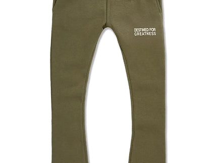 Boys Fleece Flares Green