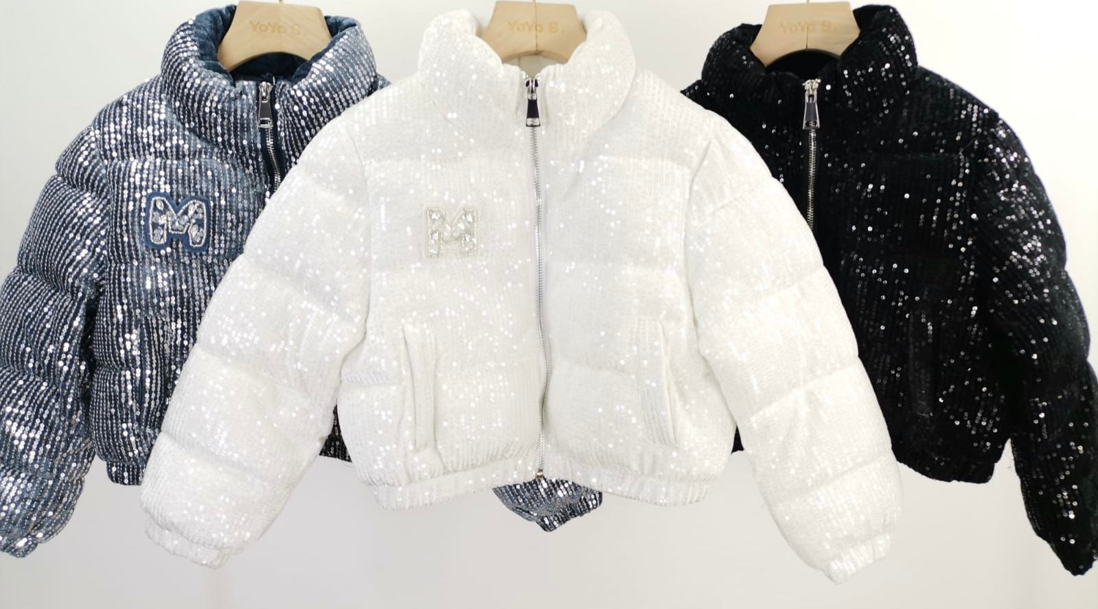 Sequins Puffer Jacket