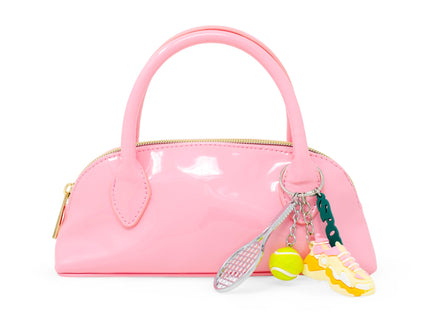 Pink Sporty Charm Top Handle Bag