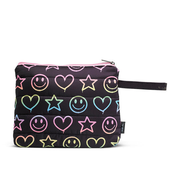 Smiley Hearts & Stars Wet Bag