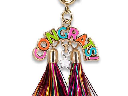 Gold Congrats Charm