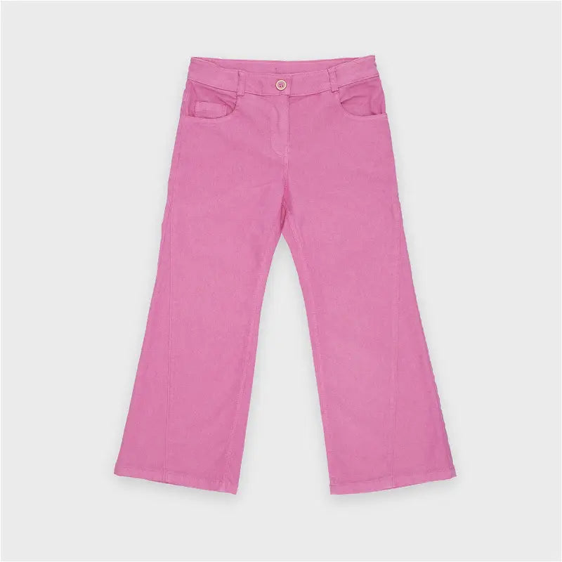 Girls Pink Flare Pants