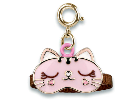 Gold Kitty Sleep Mask Charm
